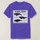 Genus Eubalaena Recht walvissen T-shirt (Design voorkant)