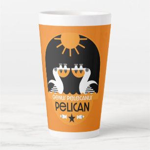 Genus Pelecanus Bird Art Latte Mok