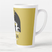 Genus Pelecanus Bird Art Latte Mok (Rechts)