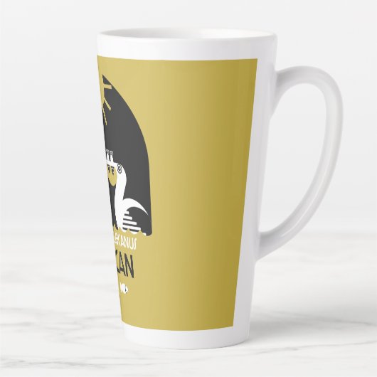 Genus Pelecanus Bird Art Latte Mok (Rechts)