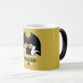 Genus Pelecanus Bird Art Magische Mok (Voorkant rechts)