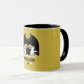 Genus Pelecanus Bird Art Mok (Voorkant rechts)