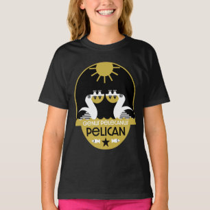 Genus Pelecanus Bird Art T-Shirt