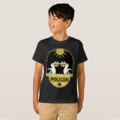 Genus Pelecanus Bird Art T-Shirt (Voorkant volledig)