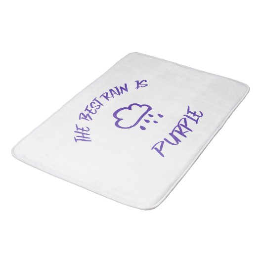 GenX De beste regen is Paarse Badmat (Gekanteld)