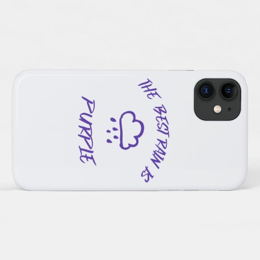 GenX De beste regen is Paarse Case-Mate iPhone Case (Achterkant (horizontaal))