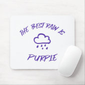 GenX De beste regen is Paarse Muismat (Met muis)