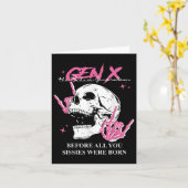 Genx de slechte generatie voordat je Sissies waren Kaart (Gele Bloem)