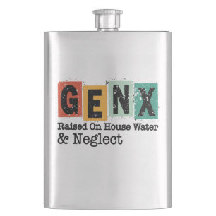 GenX Generatie Opgegroeid met Tuinslang Water en Flacon