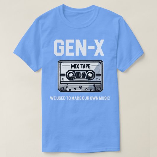 GenX Mix Tape T-shirt (Design voorkant)