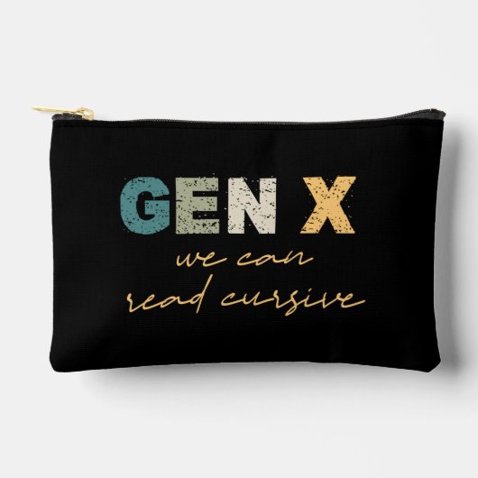 GenX - We kunnen Cursive Cosmetic Bag lezen Etui (Voorkant)