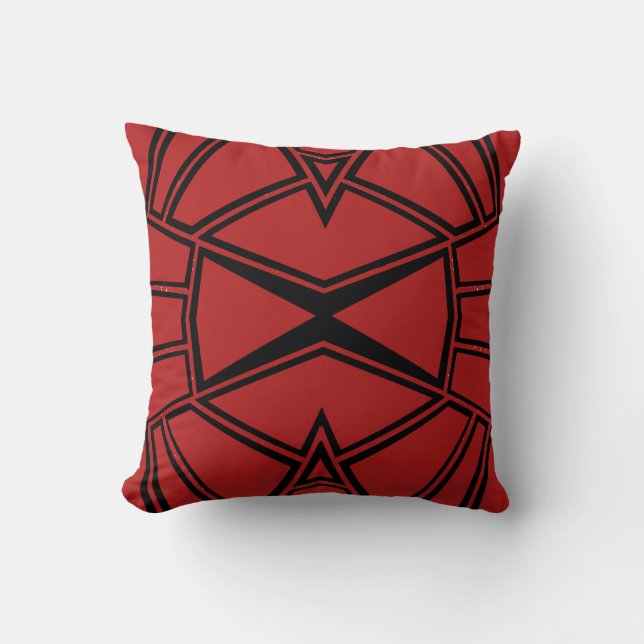 Geo #615 Red Kussen (Voorkant)
