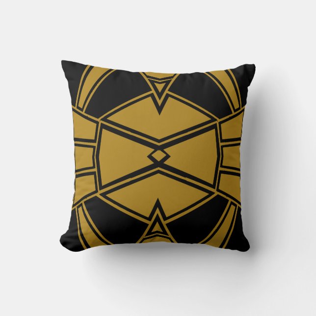 Geo #715 Goud Kussen (Voorkant)