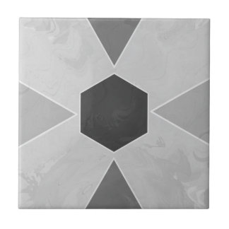 Geo Abstract Pastel Marble Gray Tegeltje