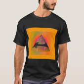 Geo Abstracte piramide T-Shirt (Voorkant)
