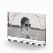 Geo Afstuderen | Faux Copper met foto (Rechts)