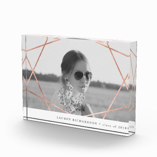 Geo Afstuderen | Faux Copper met foto (Rechts)