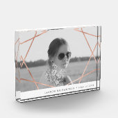 Geo Afstuderen | Faux Copper met foto (Links)