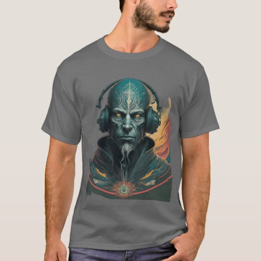 Geo Beats: DJ van de aarde T-shirt (Voorkant)