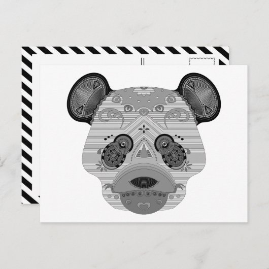 geo beer briefkaart (Voorkant / Achterkant)