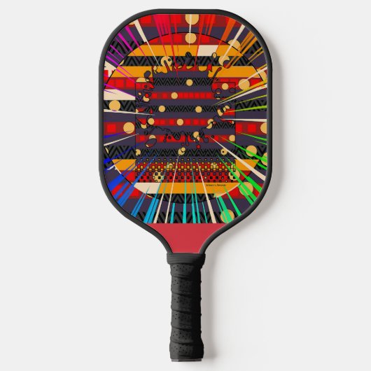 Geo Blast Sporten Pickleball Paddle (Voorkant)