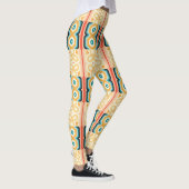 Geo Bloemmotief Leggings (Rechts)