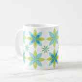 Geo-bloom-mok van koffie koffiemok (Voorkant links)