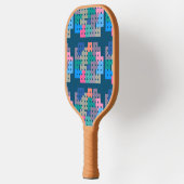 Geo Bricks Puzzle Pickleball Paddle (Links)