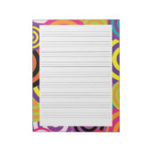 Geo Circles Handscripting Penmanship Practice Pape Notitieblok (Linkerzijde)