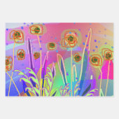 Geo Contempo Floral Inpakpapier Vel (Voorkant 2)