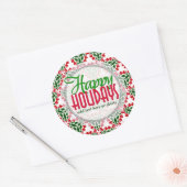 Geo Country Love Christmas Gift label Sticker (Envelop)