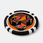 Geo Cube Poker Chips (Enkel)