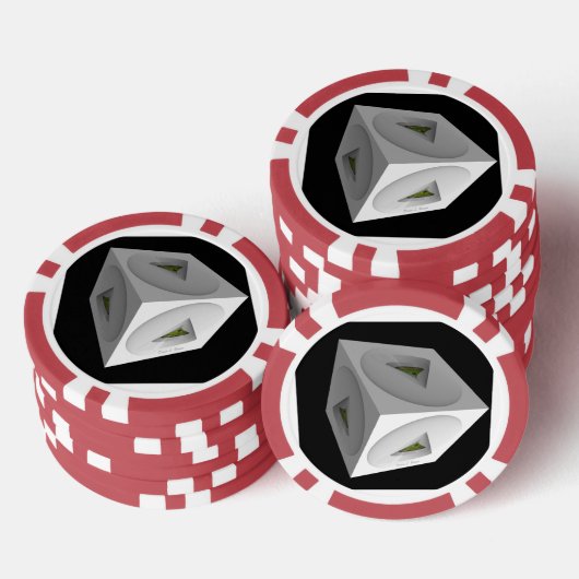 Geo Cube Poker Chips (Opstapeling)