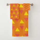 Geo Design Bath Towel Set Bad Handdoek (Insitu)