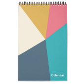 Geo Design Pastell Kalender (Hoes)