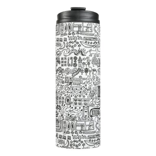 geo design thermosbeker (Voorkant)