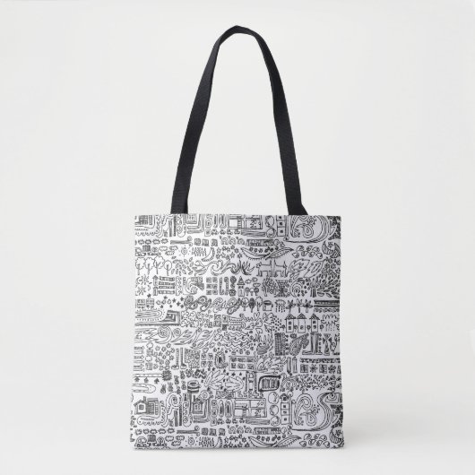 geo design tote bag (Voorkant)