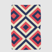 geo diagonale vormen golfhanddoek (Voorkant)