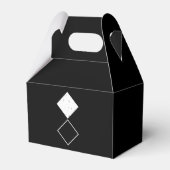 Geo Diamond Square Bedankdoosjes (Voorkant Zijde)