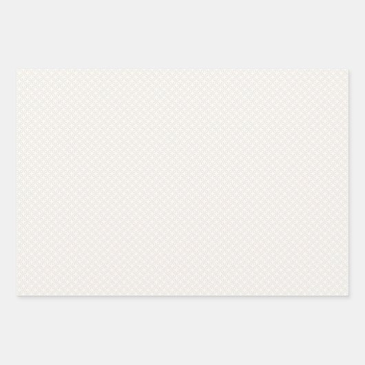 Geo Dot Connected Weave Gold en White Inpakpapier Vel (Voorkant 3)
