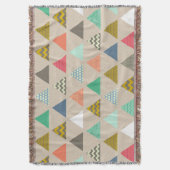 geo-driehoeken deken (Voorkant Verticaal)