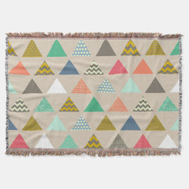 geo-driehoeken deken