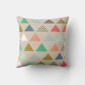 geo-driehoeken kussen (Achterkant)