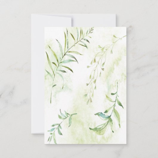 Geo Envy RSVP-kaart Kaart (Achterkant)