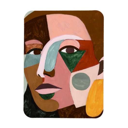 Geo Face Magneet (Verticaal)