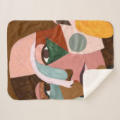 Geo Face Sherpa Deken (Voorkant (horizontaal))