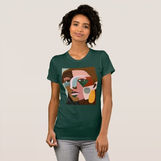 Geo Face T-shirt (Voorkant volledig)