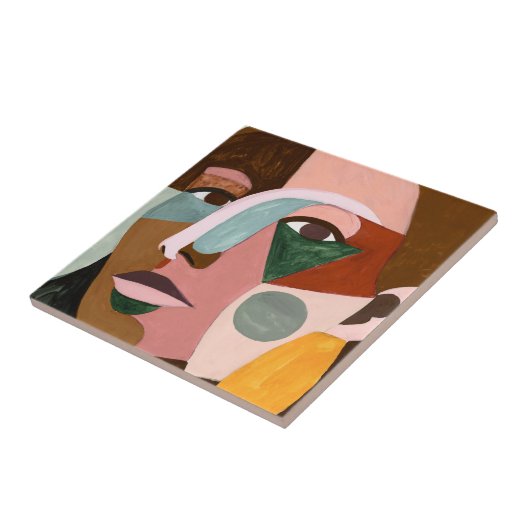 Geo Face Tegeltje (Zijkant)