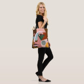 Geo Face Tote Bag (Op model)