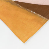 Geo Face Upclose Fleece Deken (Hoek)